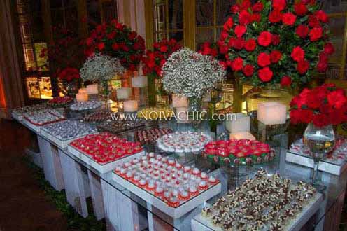 Fotos de Mesas de doces - Decora��o de Casamento